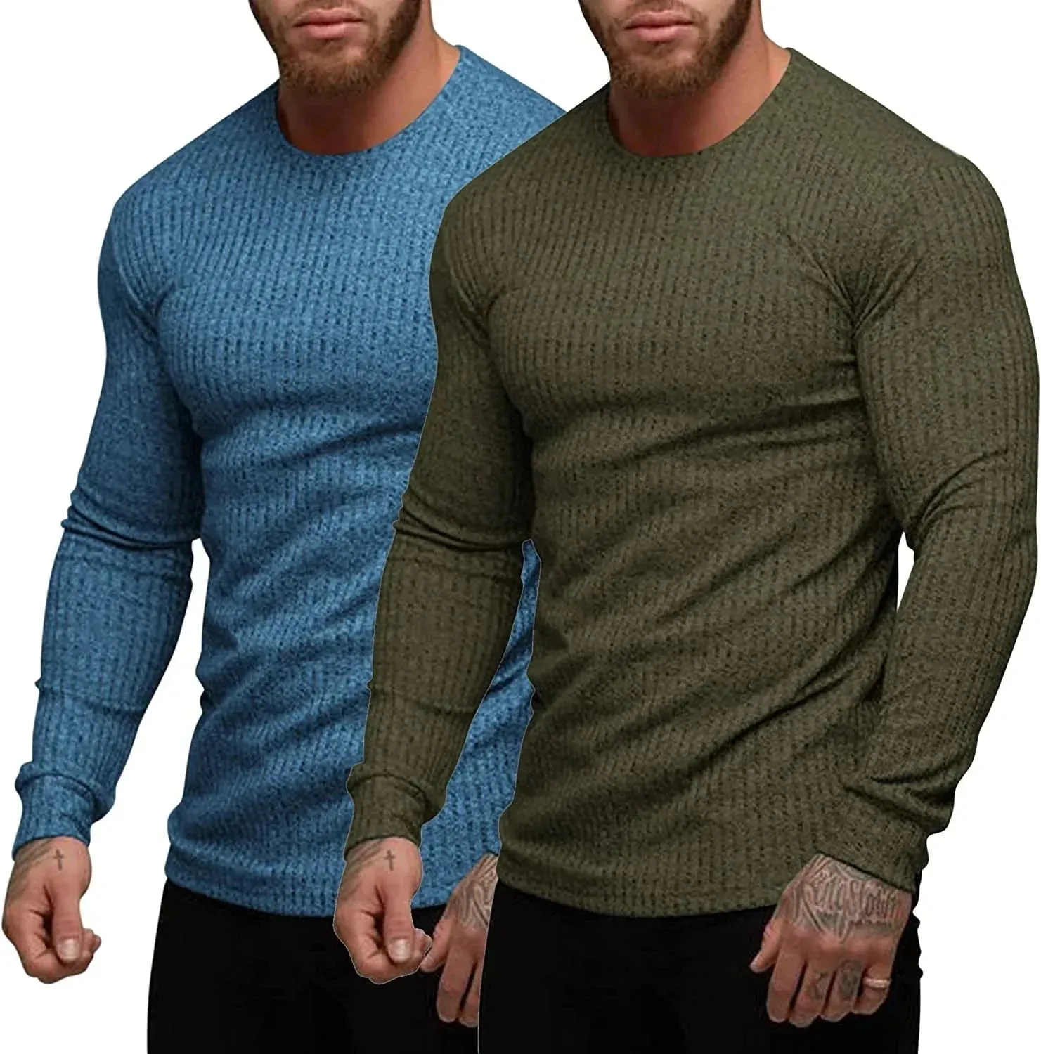 2-Pack Stretch Gym Bodybuilding T-Shirt (US Only)