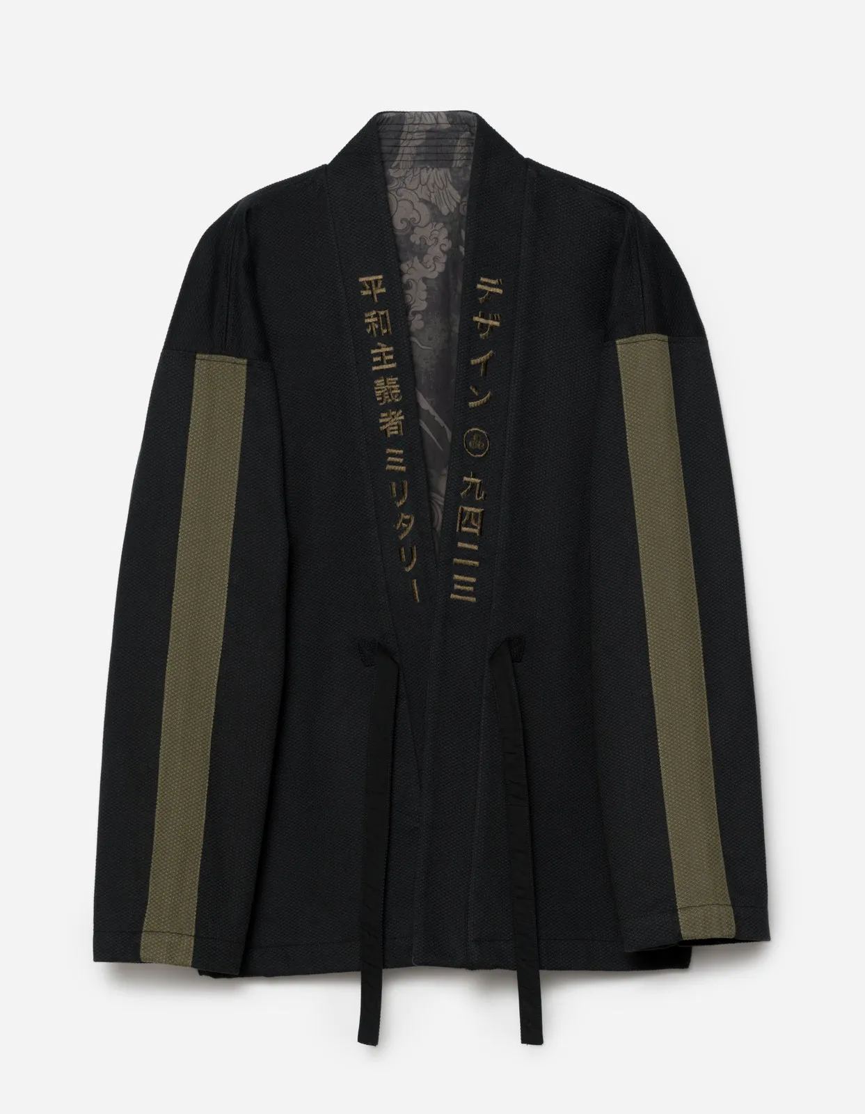 5325 Maharishi Peace Mountain Kimono Black