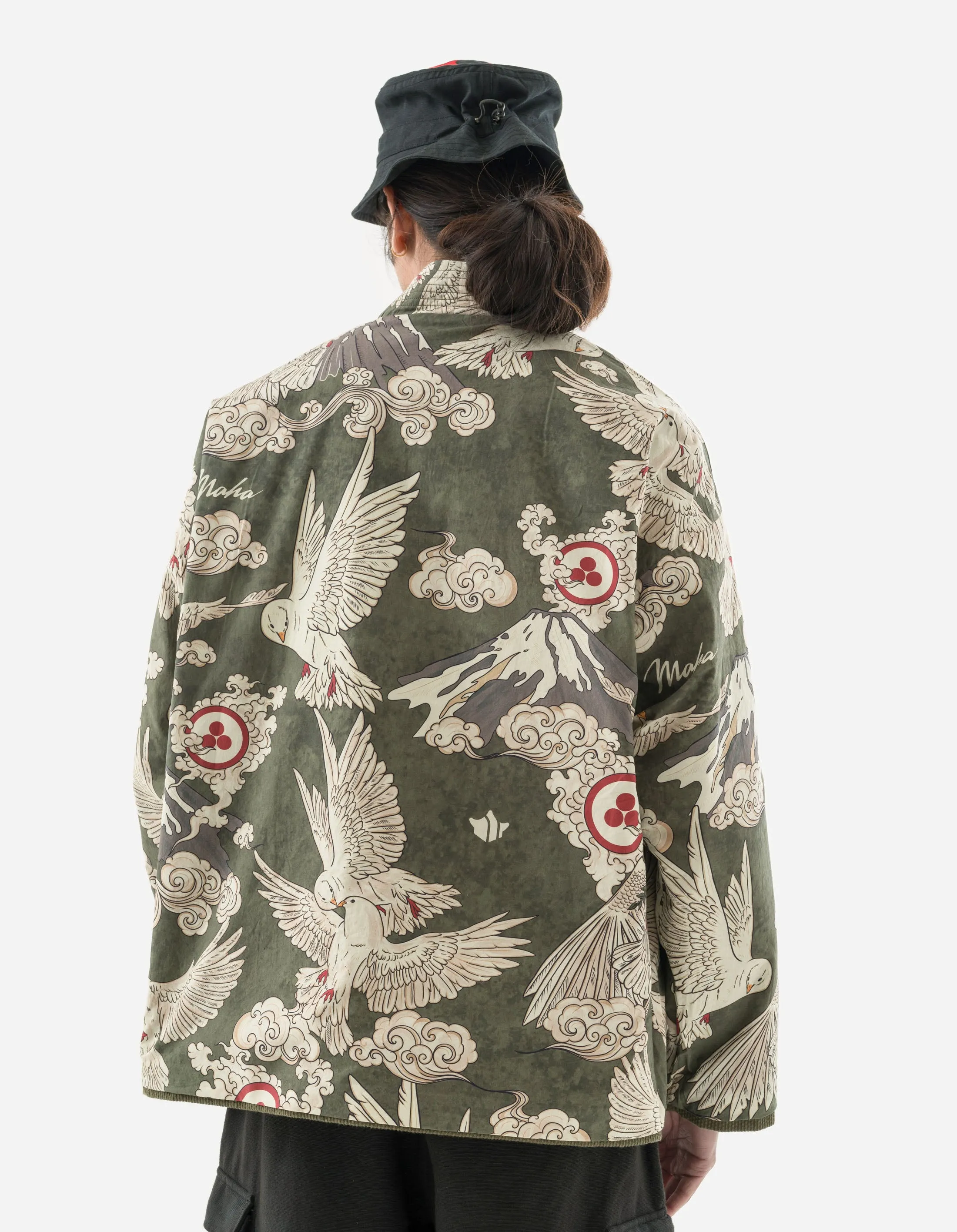 5325 Maharishi Peace Mountain Kimono Olive OG-107F