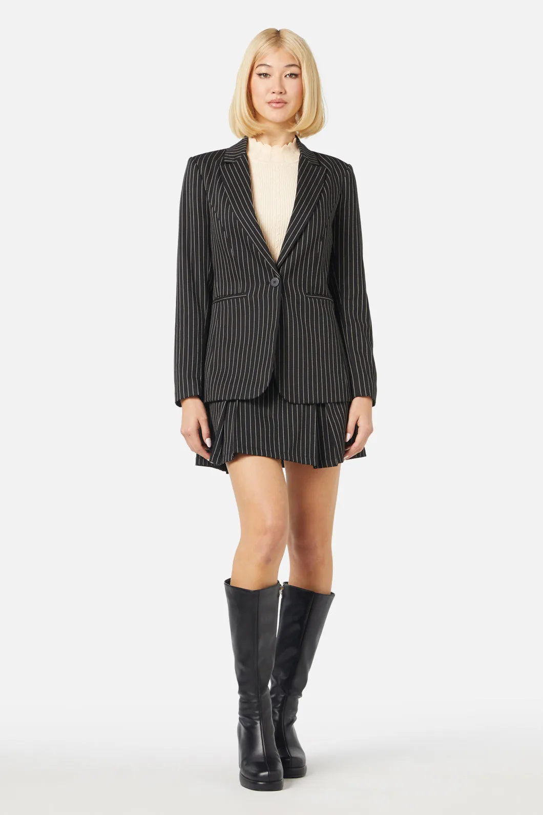 Abigail Pinstripe Jacket