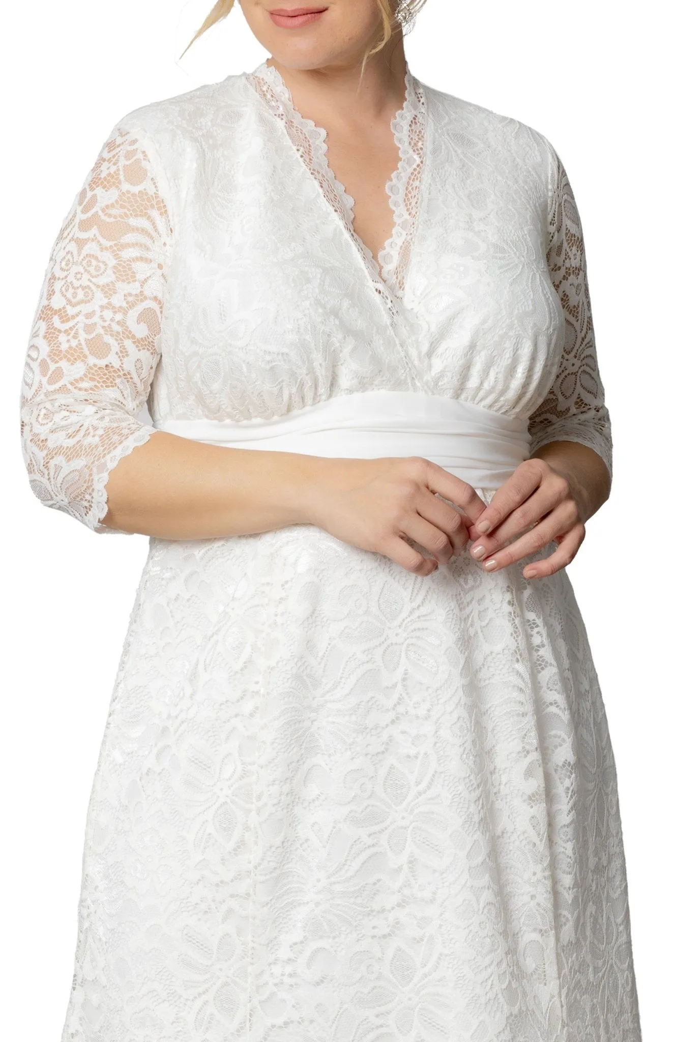 Amour Lace Wedding Gown - Plus