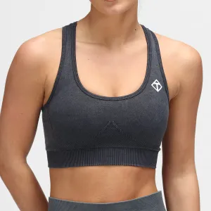 Black Denim Seamless Bra