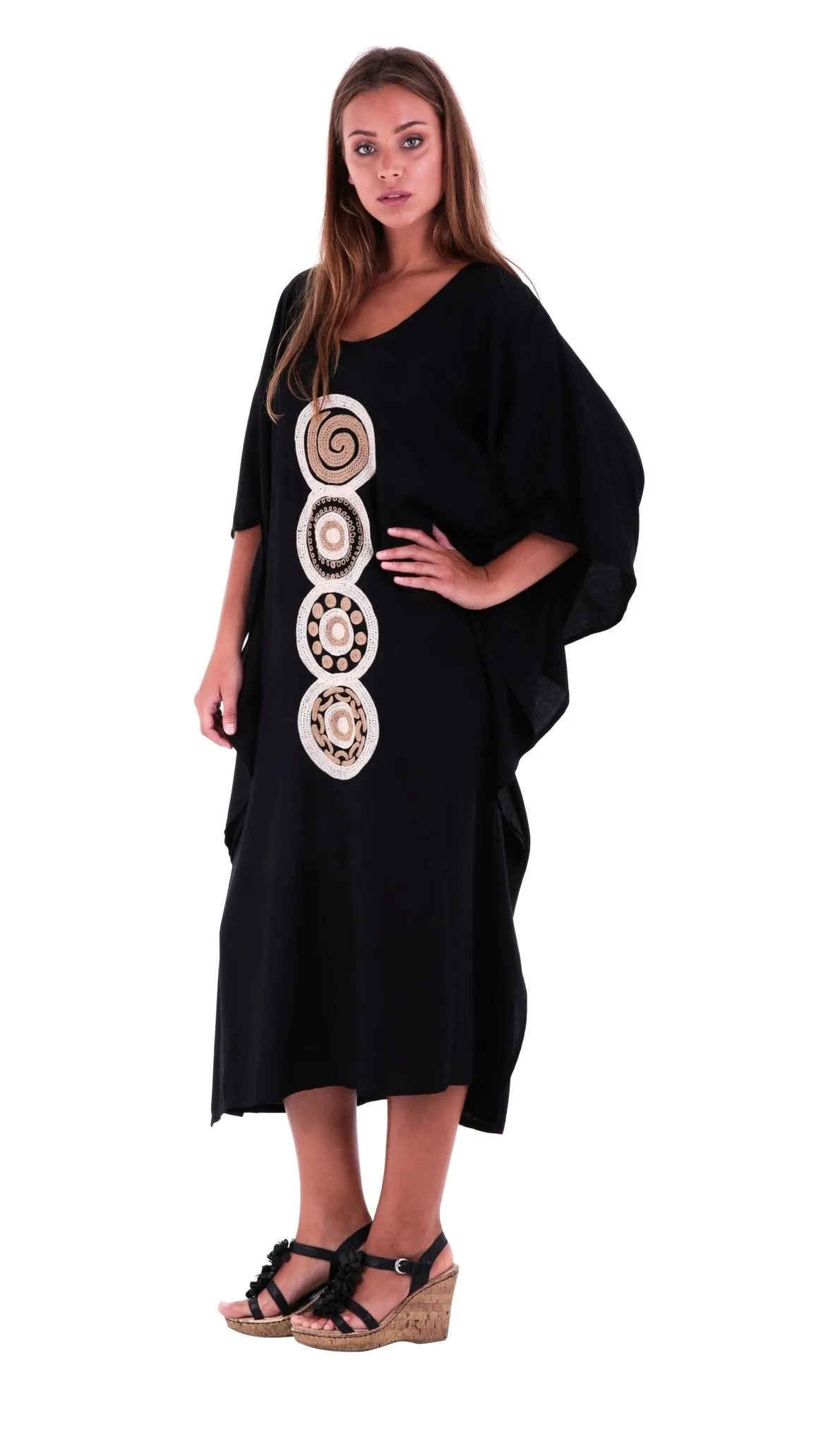 Bohemian Mandala Kaftan Dress