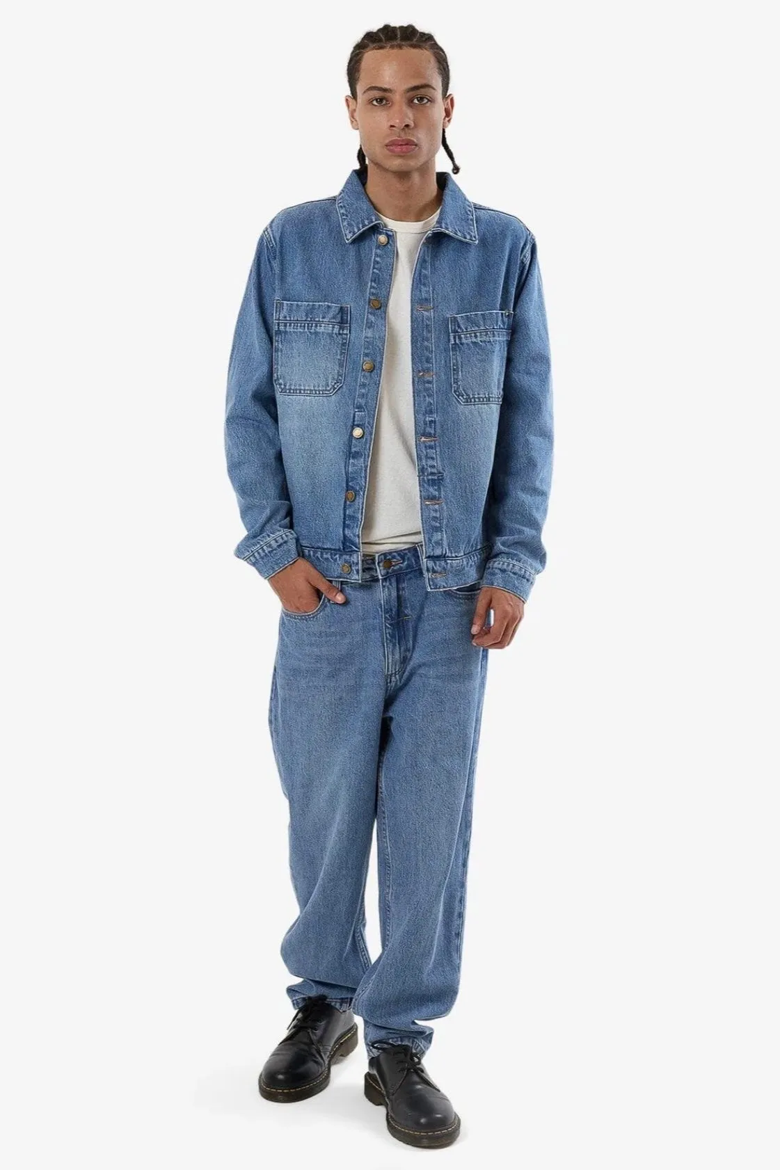 Canyon Oversized Jacket Dust Blue