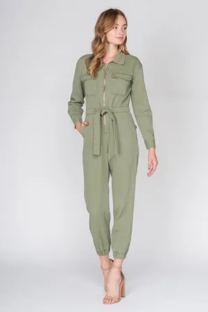 Cargo Utility Denim Flight Suit