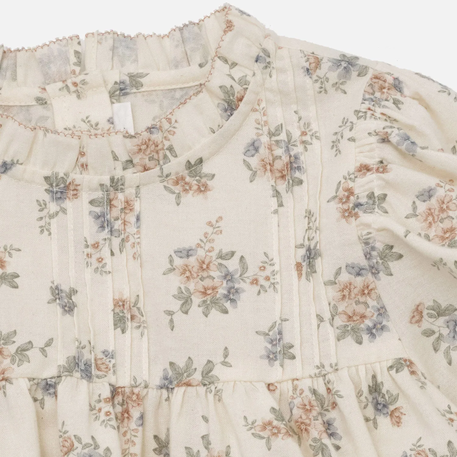 Cotton Obnella Dress - Vintage Floral