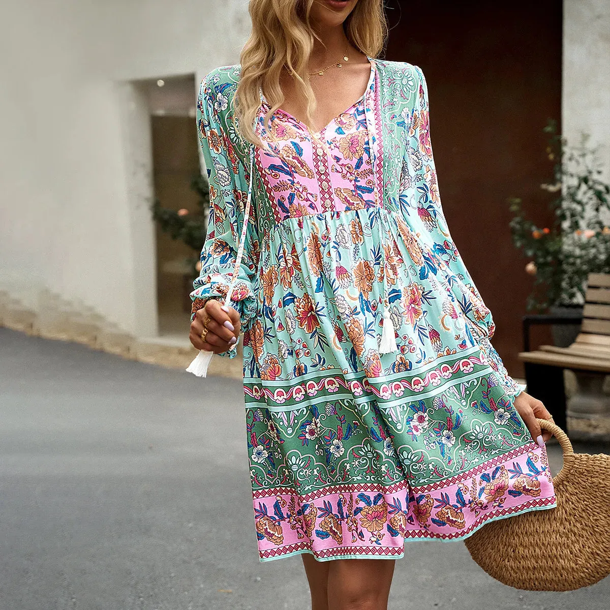 DressBetty - 2024 Casual Bohemian Dress: New Fashion Boho Dress for Women