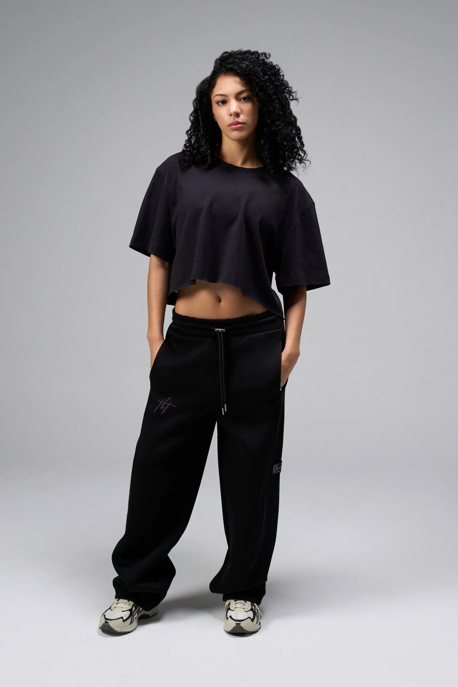 Dura Cotton Oversized Cropped Tee