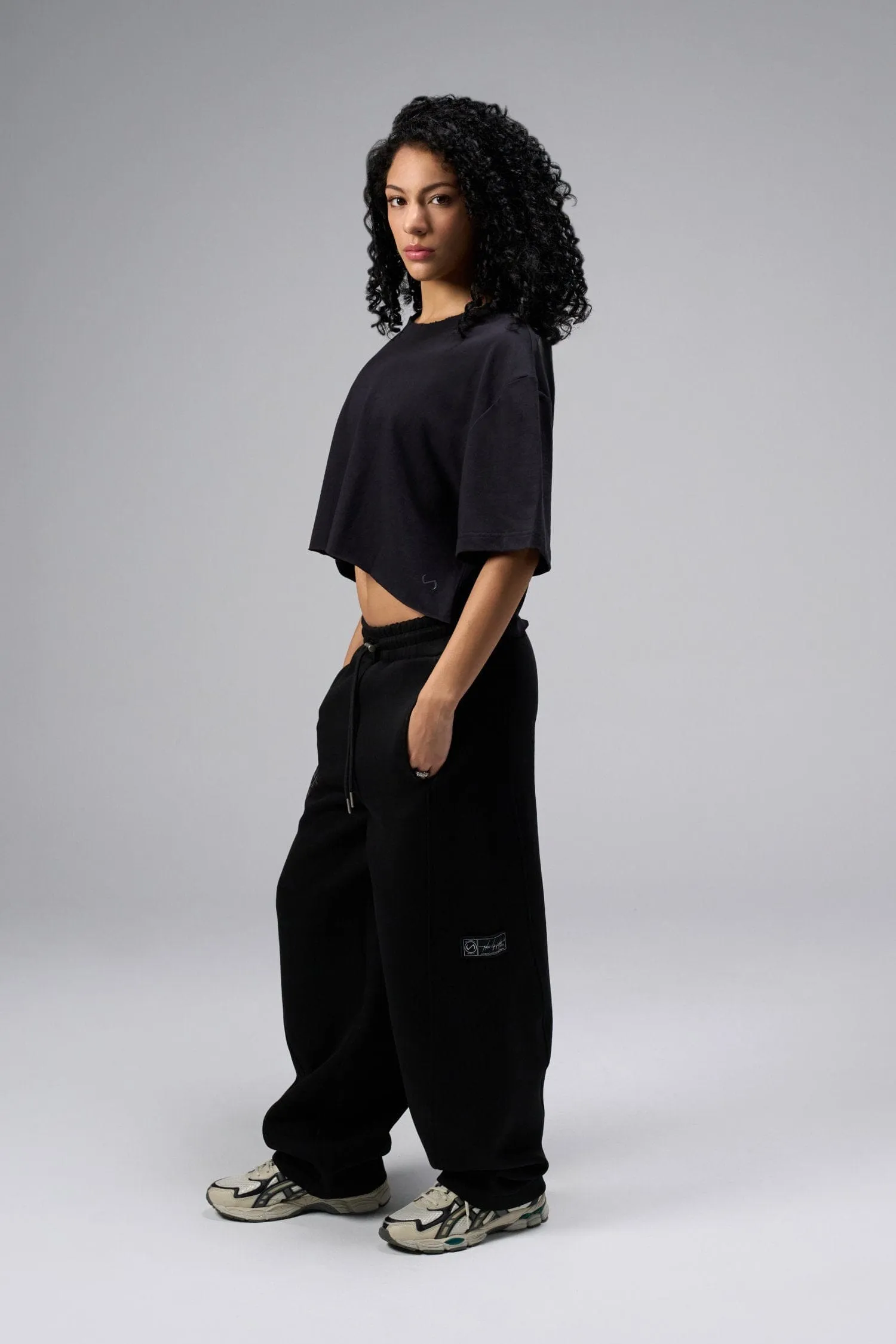 Dura Cotton Oversized Cropped Tee