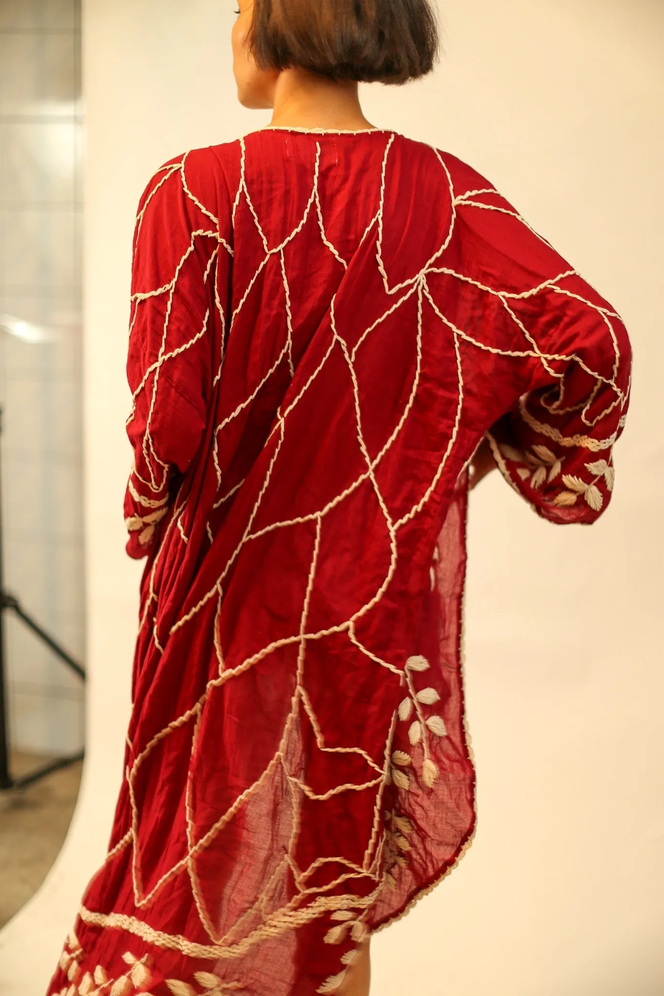 EMBROIDERED KIMONO GINEVRA