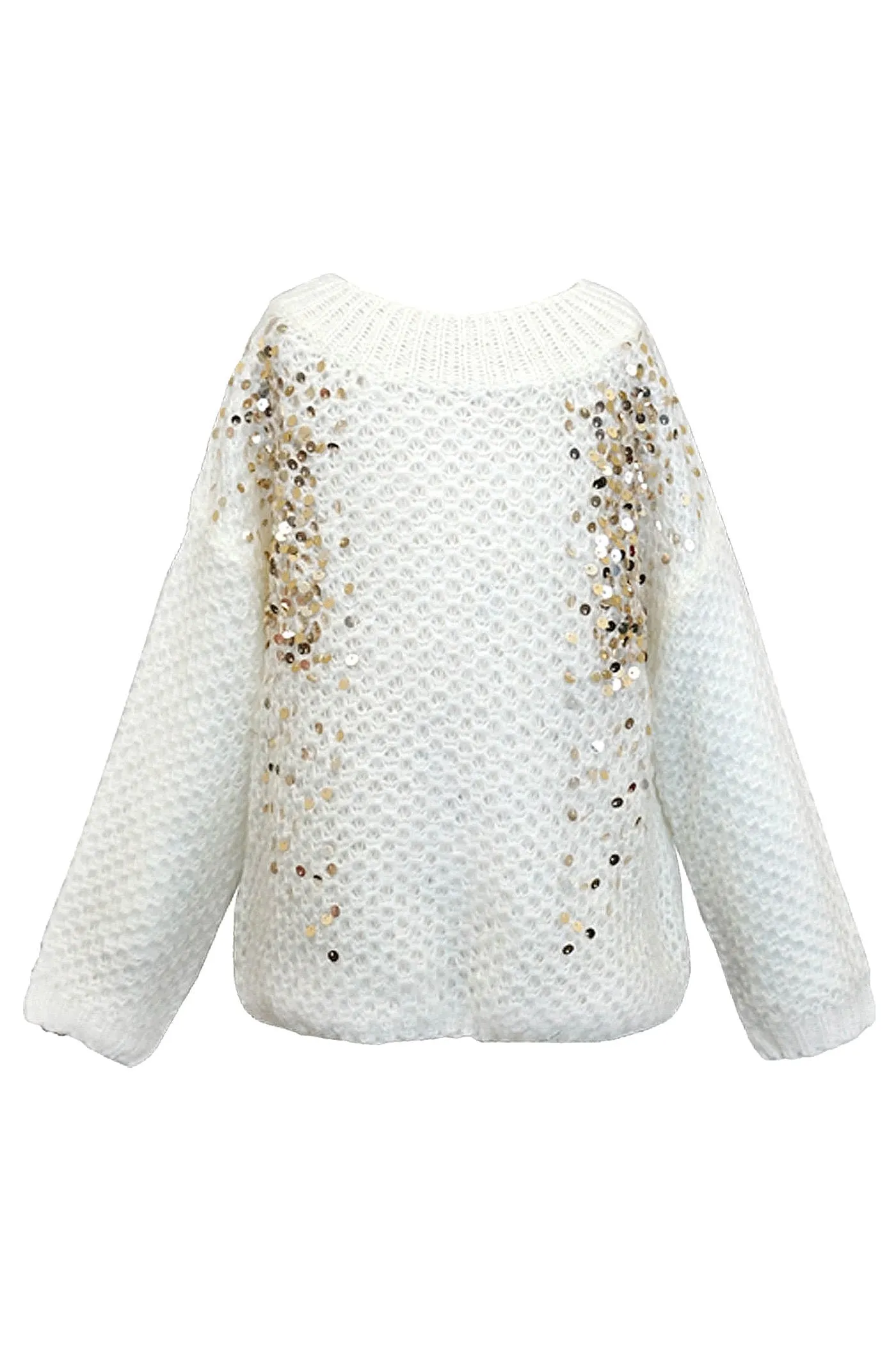 Girls Sweater with Sequins