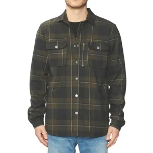 Globe Clifton Solid Long Sleeve Shirt Field Green