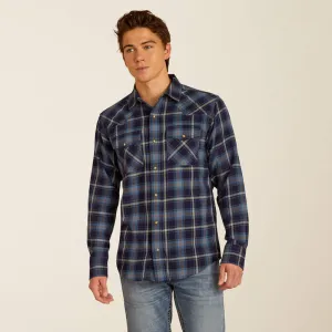 Hugo Retro Long Sleeve  Shirt - Maritime Blue