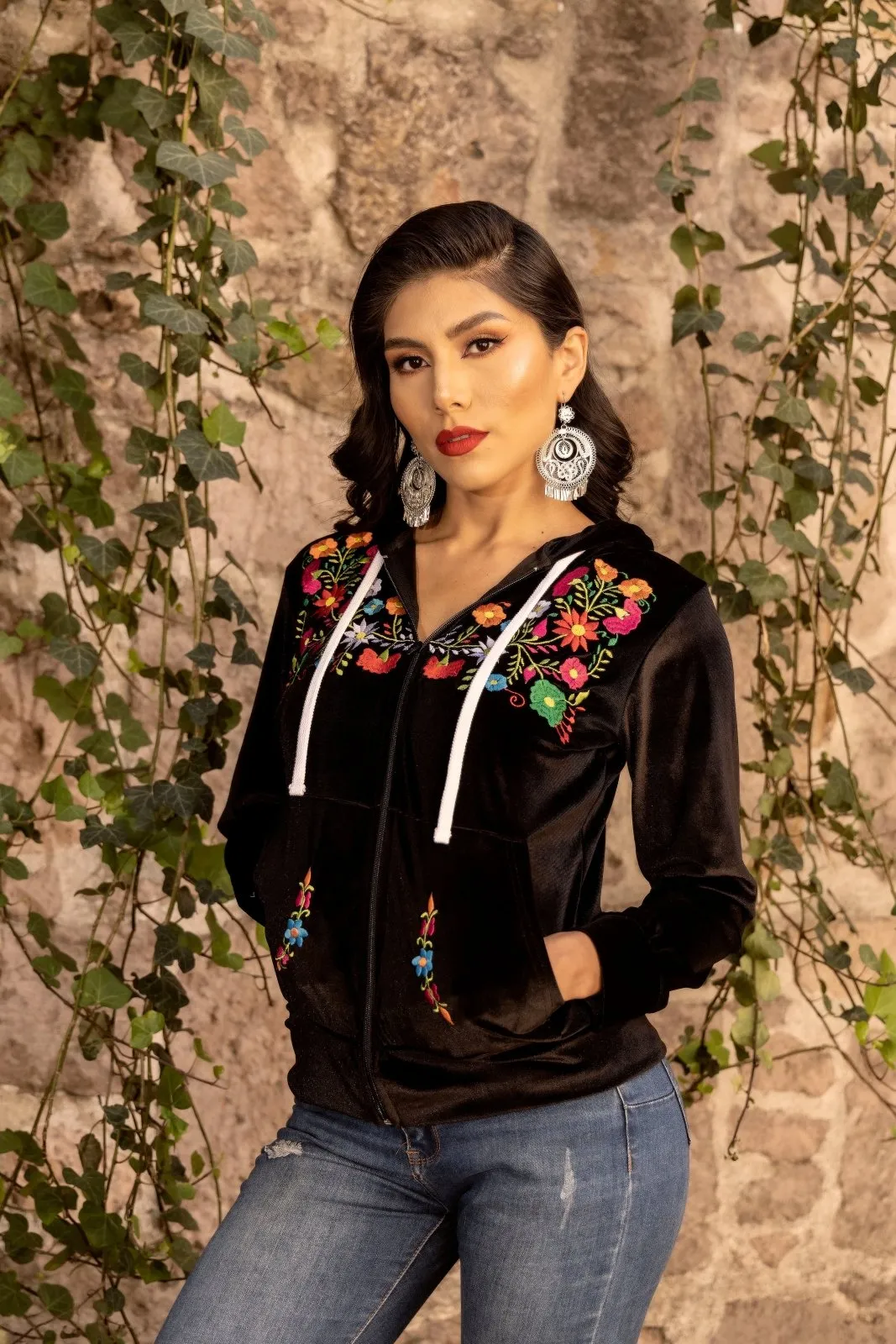 Karina Floral Hoodie