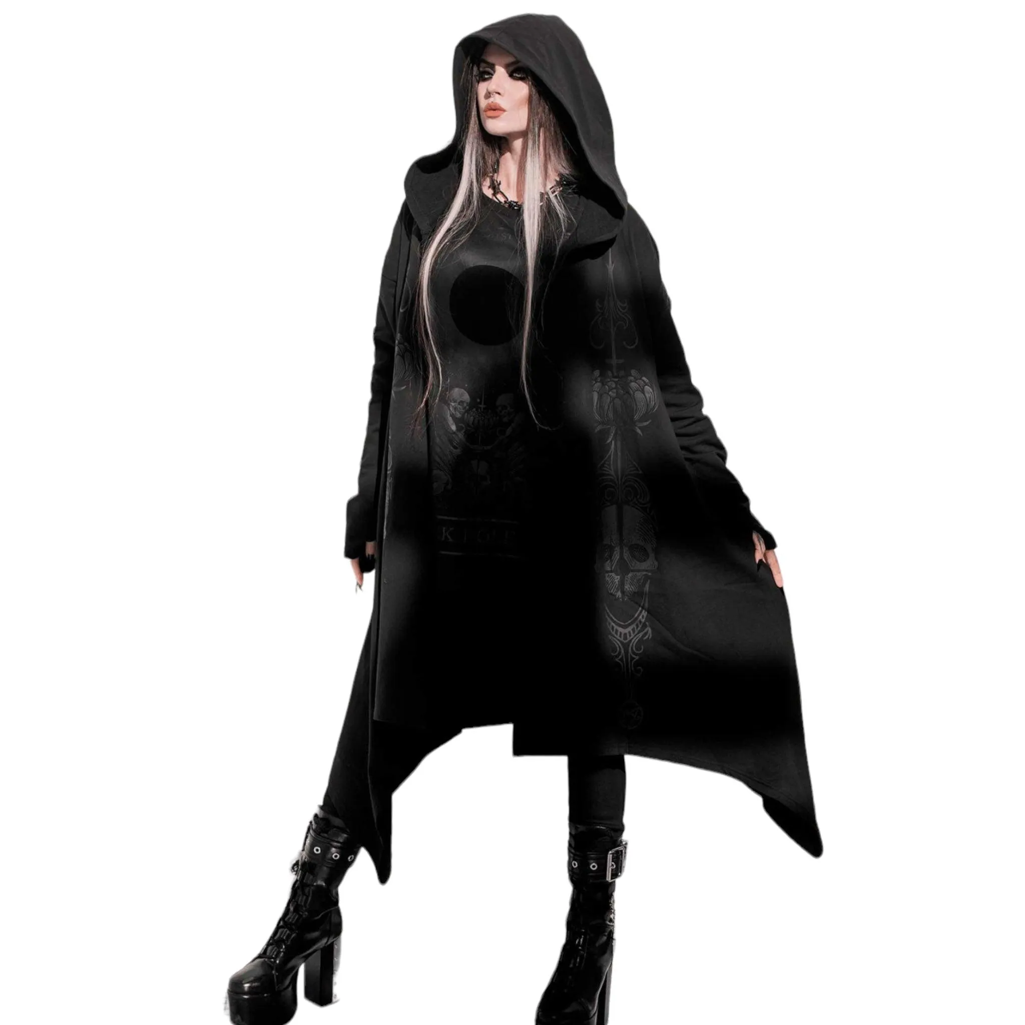 Killstar Black Death Ray Hood Jacket