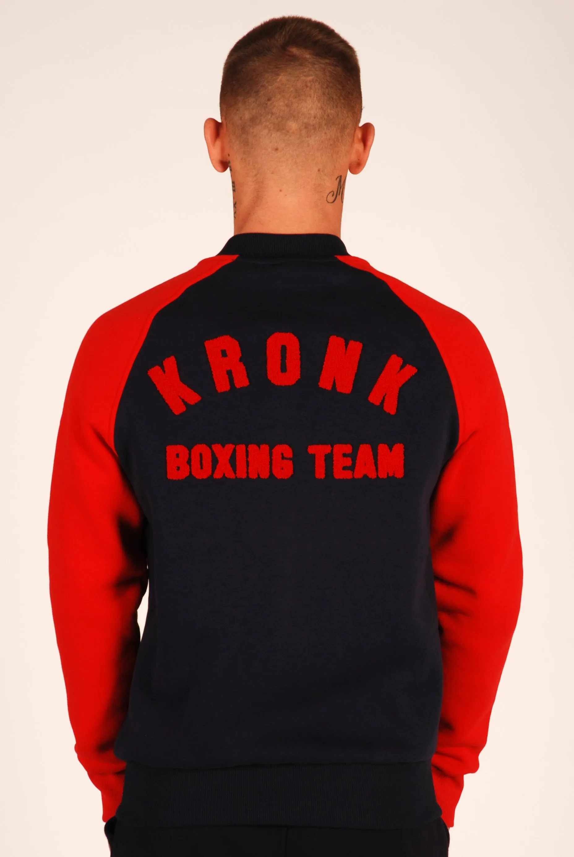 KRONK Detroit Sweatshirt Jacket Navy