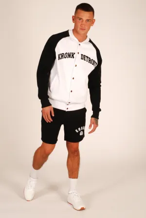 KRONK Detroit Sweatshirt Jacket White