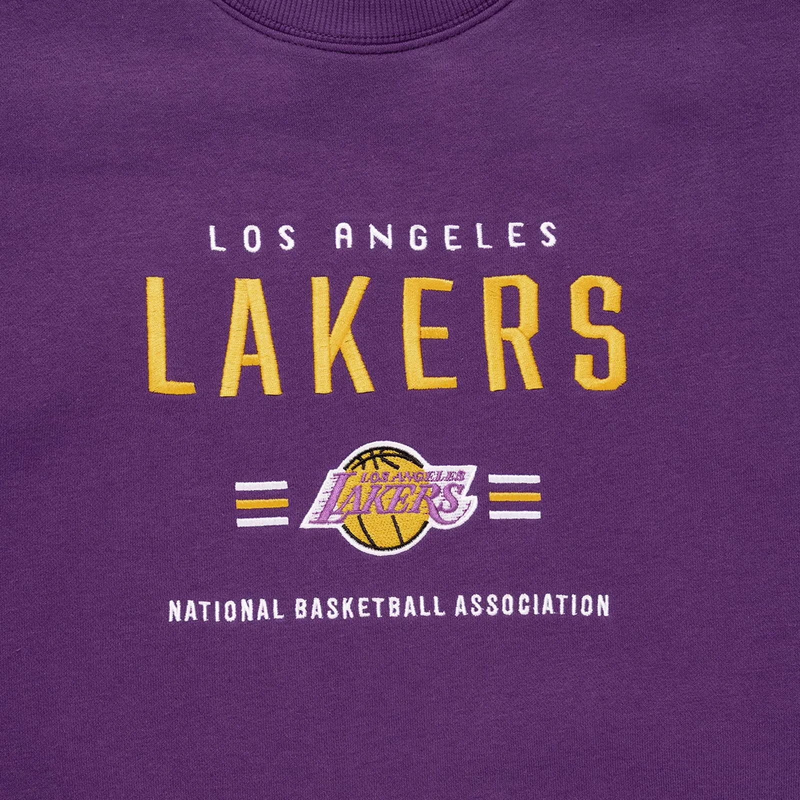 Los Angeles Lakers Zone Crew Sweatshirt - Purple