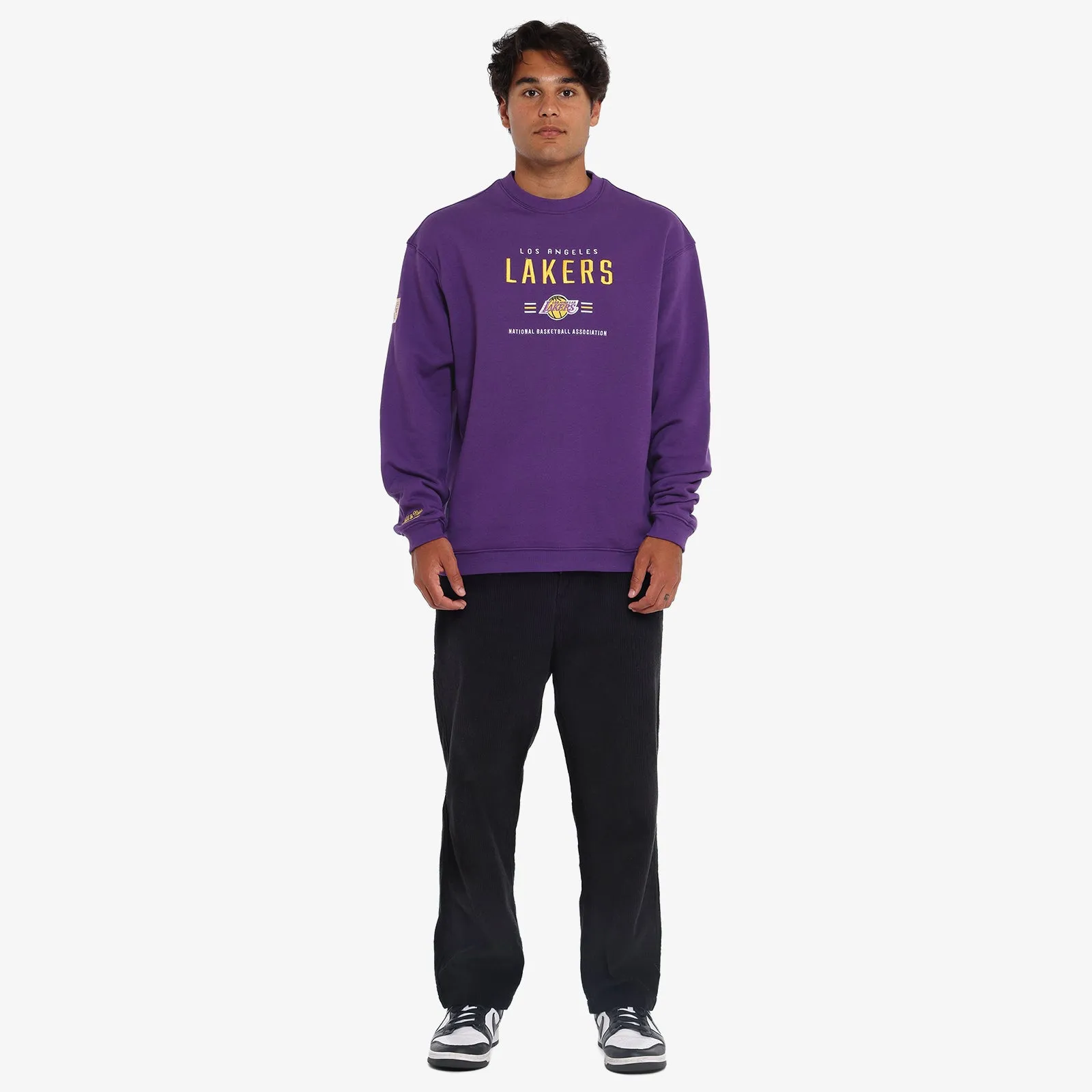 Los Angeles Lakers Zone Crew Sweatshirt - Purple