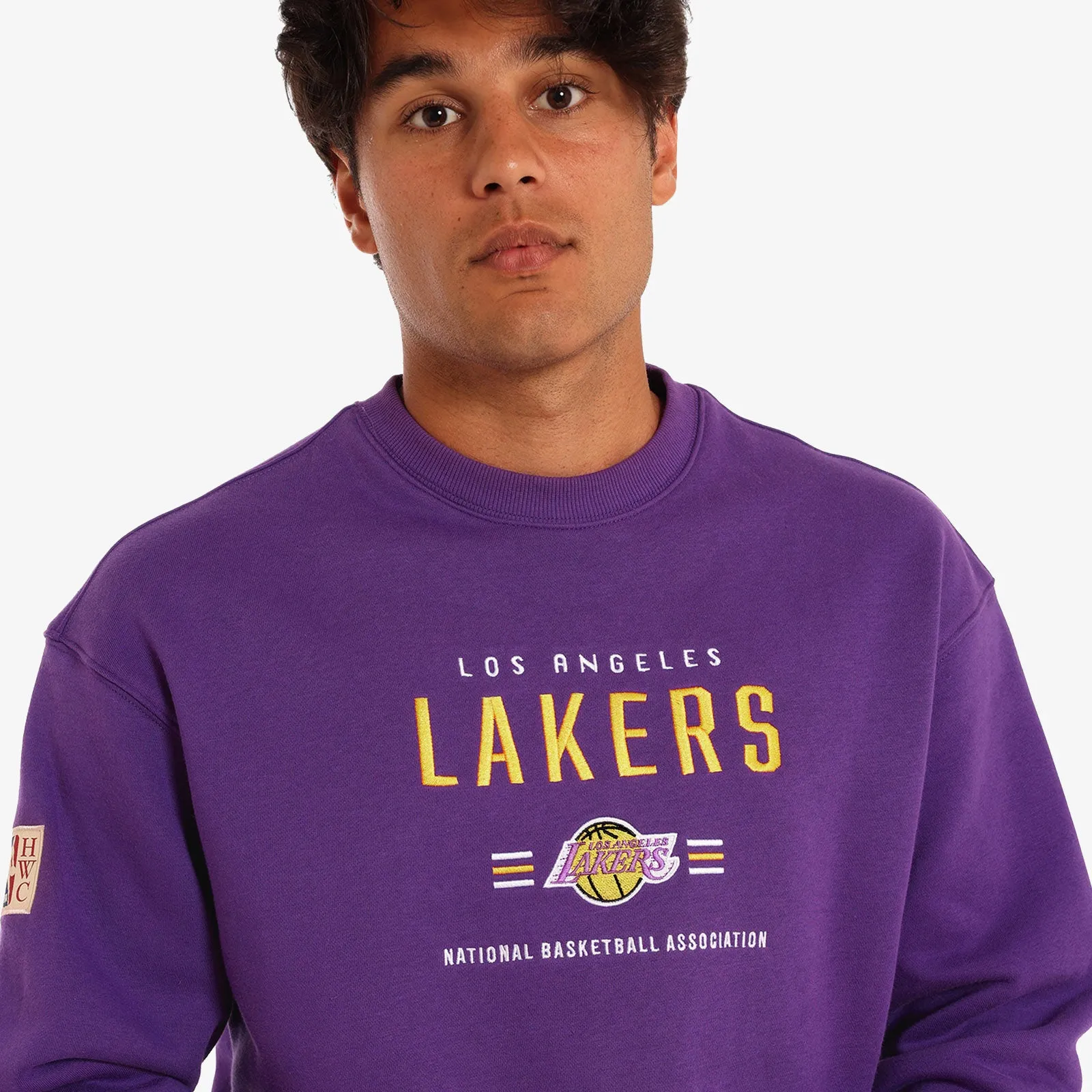 Los Angeles Lakers Zone Crew Sweatshirt - Purple