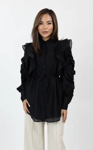 Ruffle Detail Shirt