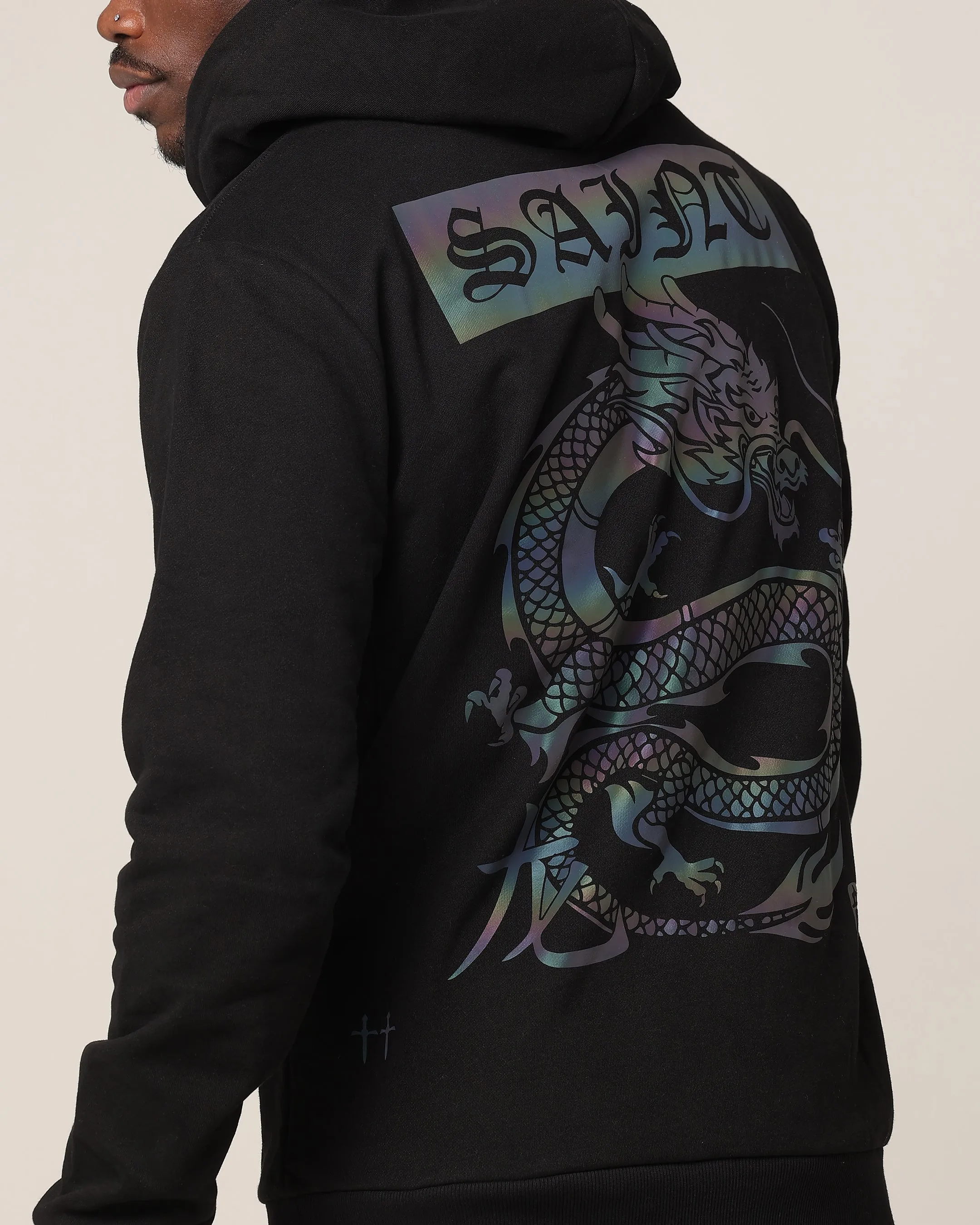 Saint Morta New Age Yot Dragon Hoodie Black/3M