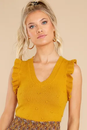 Spotlight On You Mustard Tank Top