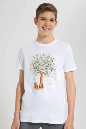 White Money Tree T-Shirt