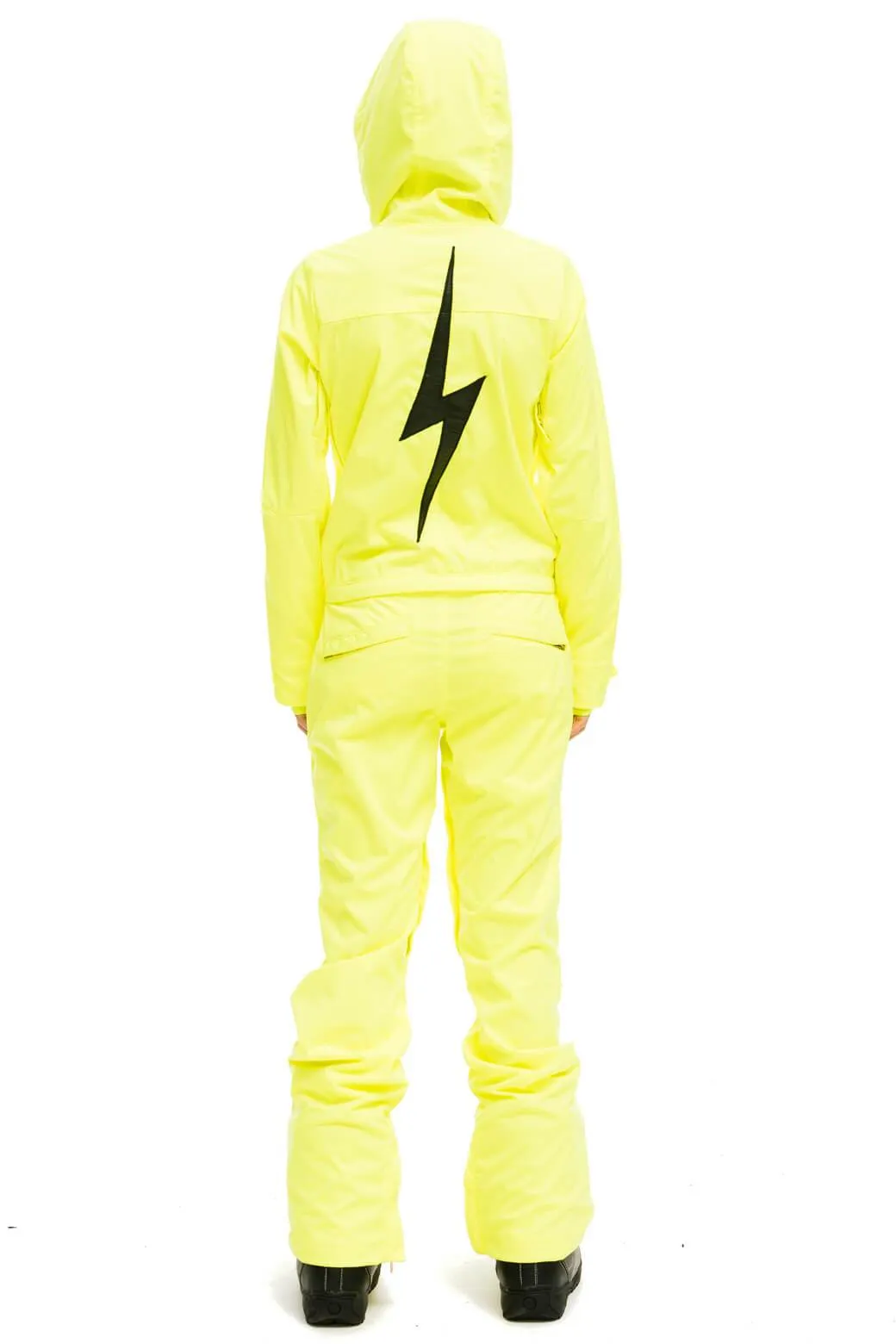 WOMEN'S 3 LAYER BOLT POWDER SUIT - NEON YELLOW