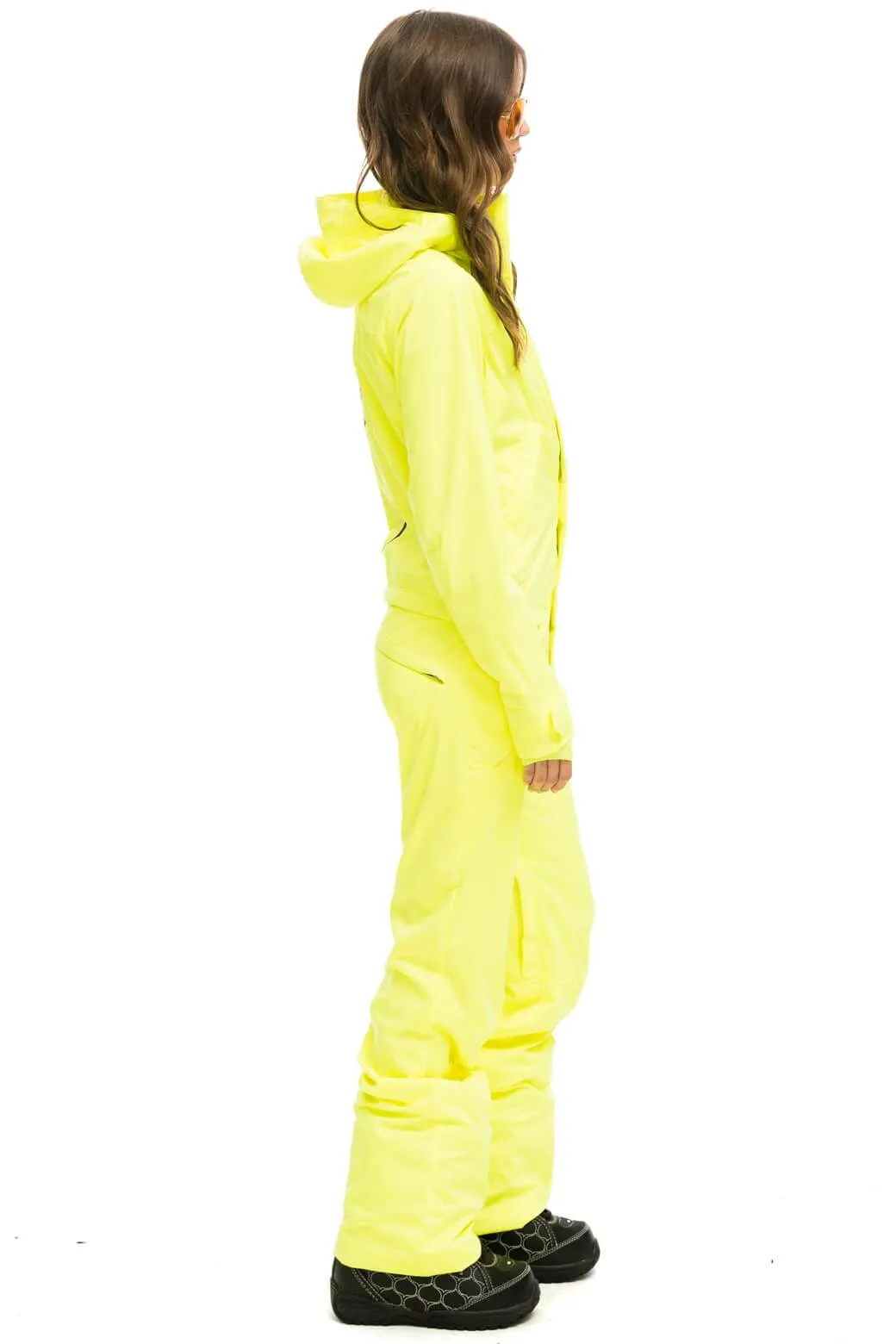 WOMEN'S 3 LAYER BOLT POWDER SUIT - NEON YELLOW